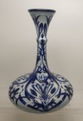 Moorcroft Blue on Blue Vase 2004 height 24cm