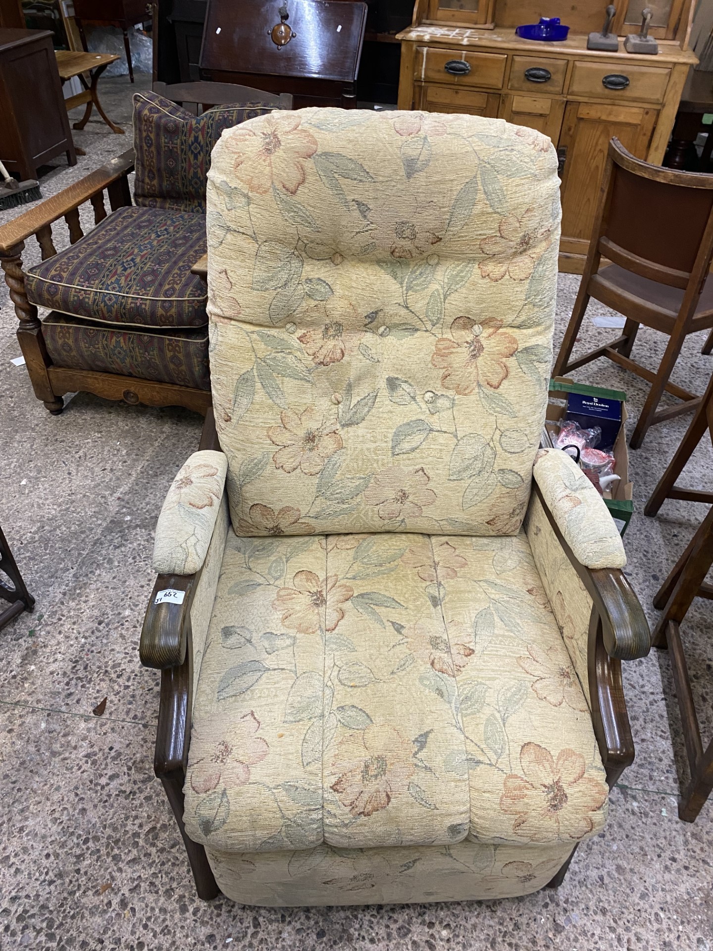 Okin Powered Riser Recliner Chair. Height: approx. 105cm - Image 2 of 3