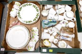 A mixed collection of items to include Paragon, Royal Grafton, Elizabethan floral dinnerware,