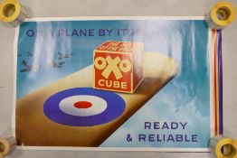 A rolled collection of un framed OXO theme advertising prints