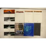A collection of Mercedes Brochures Motor Car from the 1990's to 2000 including S Classes etc
