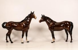 Beswick Swish Tail Horse 1182 & Arab 1771(2)