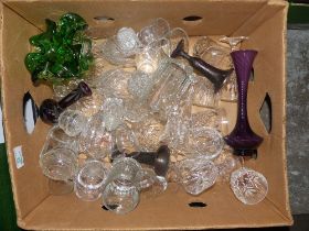 A Large Quantity of Glass Items to Include Tankards, Vases, Brandy Glasses, Shot Glasses, etc (1