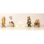 Beswick Beatrix Potter Figures to include Mr Jackson Bp3, Simpkin Bp3, Sir Isaac Newton, & Bp2