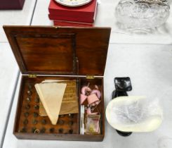 20th Century Wood Cased Icing Kit together with Prestige Set of Scales with Weights (2)