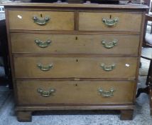 Early 20th century Oak chest of 2 over 3 drawers 54cm D x 90cm x 96cm W