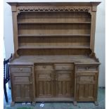Large 19th century 4 draw / 4 door Pine Dresser 188cm W x 216cm H x 53cm D