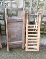 Gonland Branded Antique Child Sleigh & similar home made item(2)