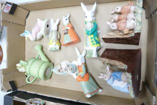 A collection of Border Fine Arts & Similar Beatrix Potter Figures