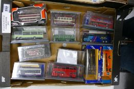 A collection of Boxed Corgi & Original Omnibus Model Buses including Leyland Pd21, Neoplan City