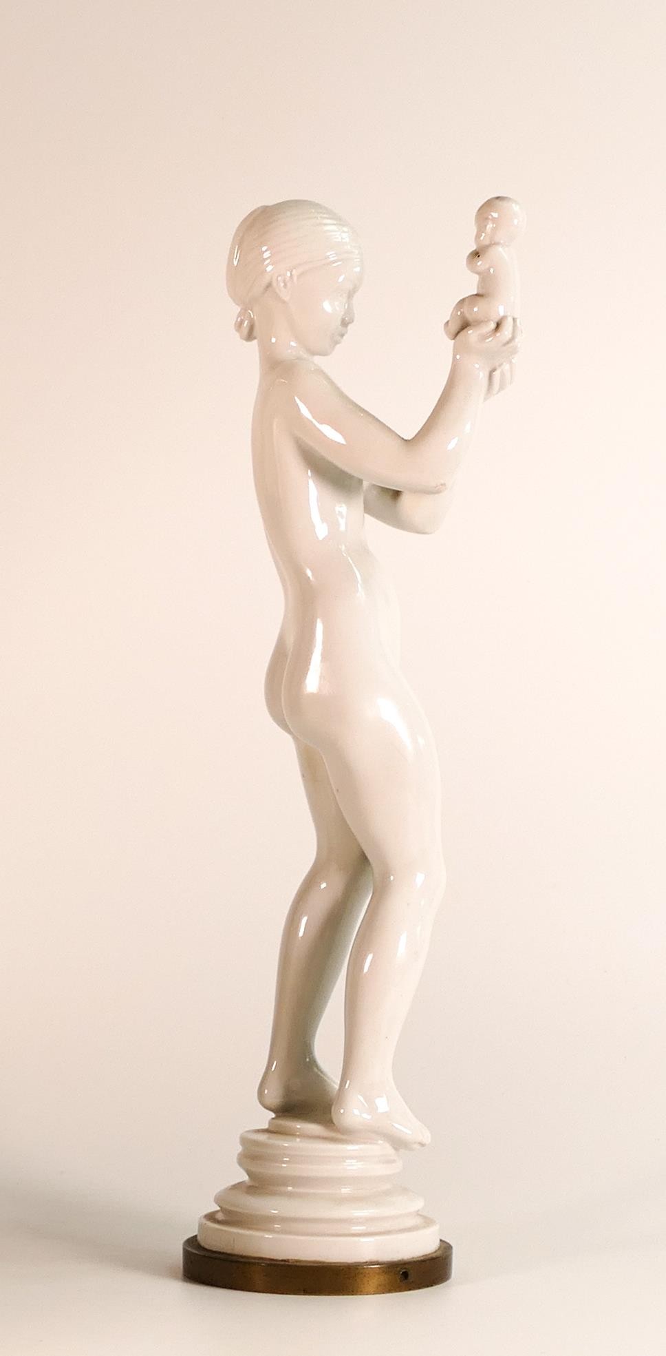 B&G Copenhagen mother & baby figure, height 36cm - Image 5 of 5