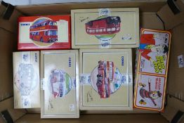 A collection of Boxed Corgi Classics Model Buses including The Bash Street Kids Morris J Van & Aec