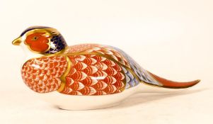 Royal Crown Derby Pheasant Paperweight, no stopper