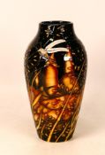 Moorcroft cranefly design vase by Paul Hilditch, Limited Edition 98/150, dated 2009. 21cm.