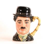 Royal Doulton large character jug Charlie Chaplin D6949 with cert