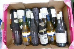 A collection of Vintage Wines to include 1995 Rothbury Trident, 1990 Vin Dalsace, Domaine De Cray