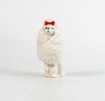 Beswick seated Poodle with bow 1871