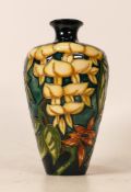 Moorcroft Wisteria vase. MCC collectors club piece, dated 1998. Height 16cm, boxed