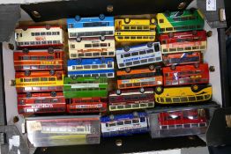 A collection of Corgi, EFE, Original Omni Bus & similar Model Toy Buses & Vehicles