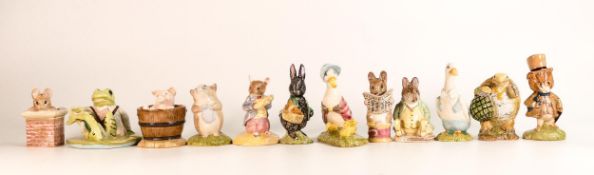 A collection of Beswick & Royal Albert Beatrix Potter figures to include - Little Black Rabbit (3b),