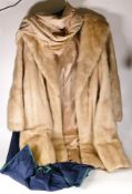 Vintage ladies 3/4 length fur coat by Colman Sumberg Hanley Stoke on Trent