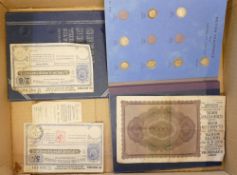 Two DATE albums both largely full of silver 3d coins, though not all dates appear correct,
