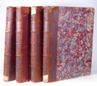 Four 19th century volumes of Palais Chateaux Hotels Maisons De France by Claude Sauvageot (4)