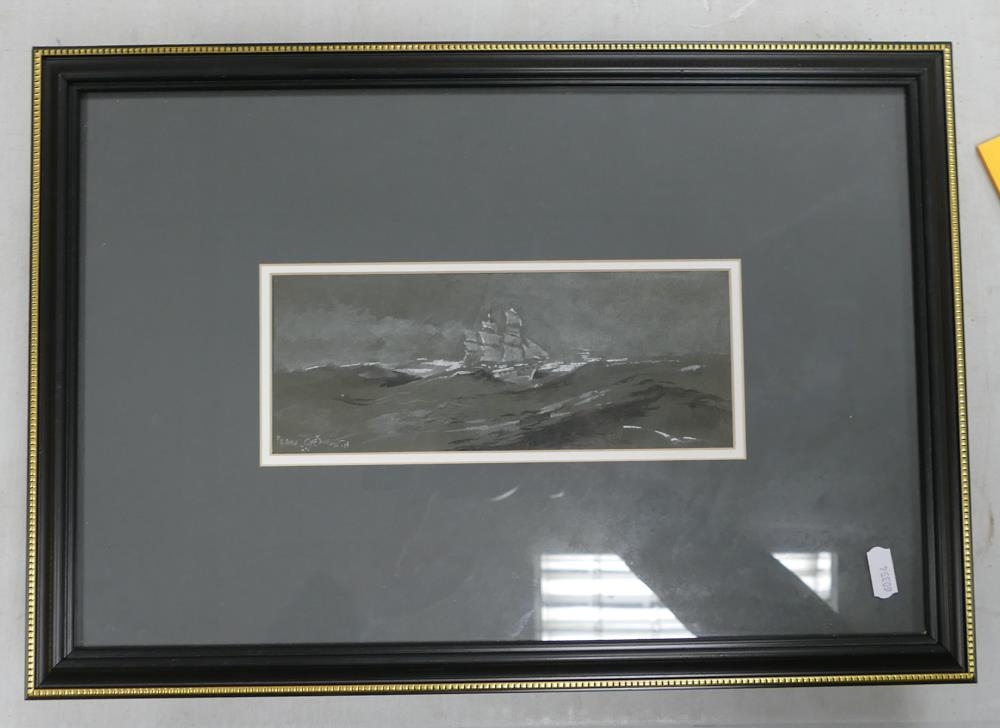 Frank Cheswick Watercolour with Nautical Theme, frame size 33 x 47.5cm