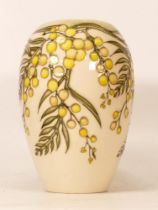 Moorcroft Wattle vase. Height 18cm, Boxed