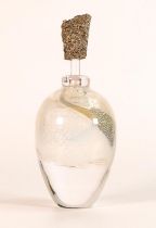 Patrick Lepage Verrier D'art Amboise glass scent bottle. Signature etched by base. Height 17.5cm