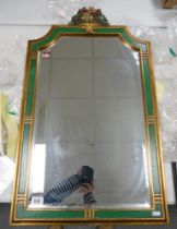 Modern Art Deco Style Wall Mirror, made in Belgium, height 87.5cm, width 52cm