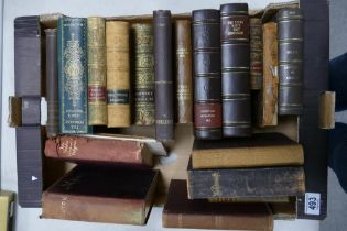 A Collection of 18th and 19th Century Books to include Collected Volumes of Poetry and Literary