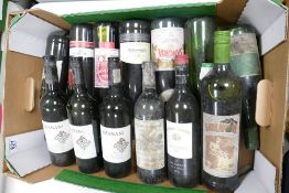 A collection of Vintage Wines to include Sizani, Golden Barrel, Hardys Stamp, Blossom Hill etc (13)