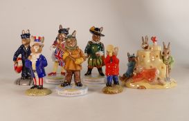 Royal Doulton Bunnykins to include Sandcastle, Sir Francis Drake, Scott of the Antarctic, Sir Walter