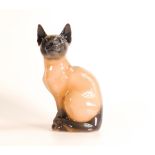 Copenhagen figure of a cat, model 8281, height 19cm