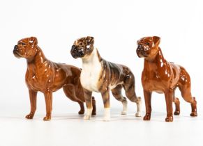 Beswick dogs Tan & Brindle Boxers "Blue Mountain Greta" 1202 (3)