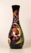 Moorcroft Queens choice vase. Designed by Kerry Goodwin , dated 2000. Height 21cm. Boxed. Red dot