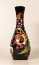 Moorcroft Queens choice vase. Designed by Kerry Goodwin , dated 2000. Height 21cm. Boxed. Red dot