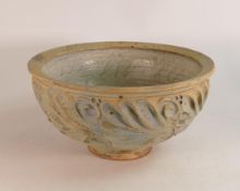 Carlos Van Reigersberg-Versluys Large Studio Pottery Bowl, diameter 31cm, height 15cm