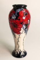 Moorcroft A More Sacred Place vase. M.C.C piece by Rachel Bishop , dated 2013. Height 21.5cm. Boxed