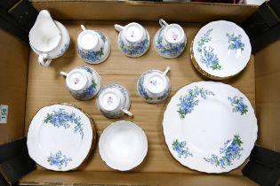 Royal Osbourne Floral Patterned tea set