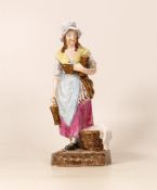 Spode Lady Figure Cries of London, height 19cm
