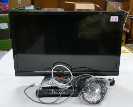 Panasonic 22" television with remote and leads