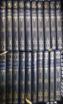 Twenty leather bound volumes of Alistair Maclean novels, distributed by Heron Press, in unused,