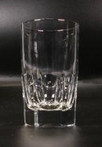 Vista Alegre 1824 Cut Glass Crystal Set of Twelve Tumblers, height 12cm(6)