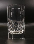 Vista Alegre 1824 Cut Glass Crystal Set of Six Tumblers, height 12cm(3)
