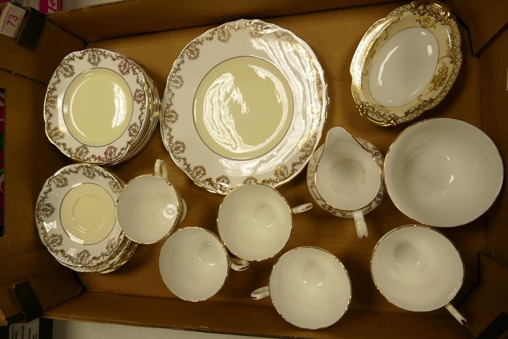 Imperial Fine Bone China chintz decorated part tea set