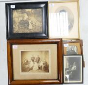 Five Victorian and Later Framed Family Photographs. Size of Largest, Height: 38cm Width: 45.5cm (5)