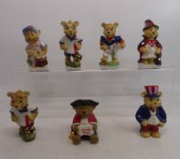 A collection of Wade figures to include Lil' Footballer x 2, Lil' Easter Bear, Lil' American