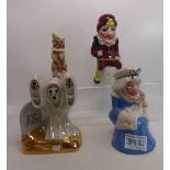 A collection of Wade figures to include Mr Punch, Judy and Toby (all with certs) together with RIP